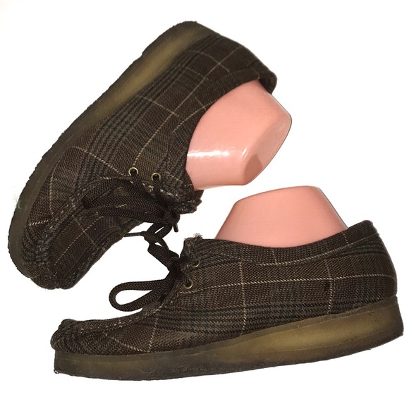 plaid wallabees